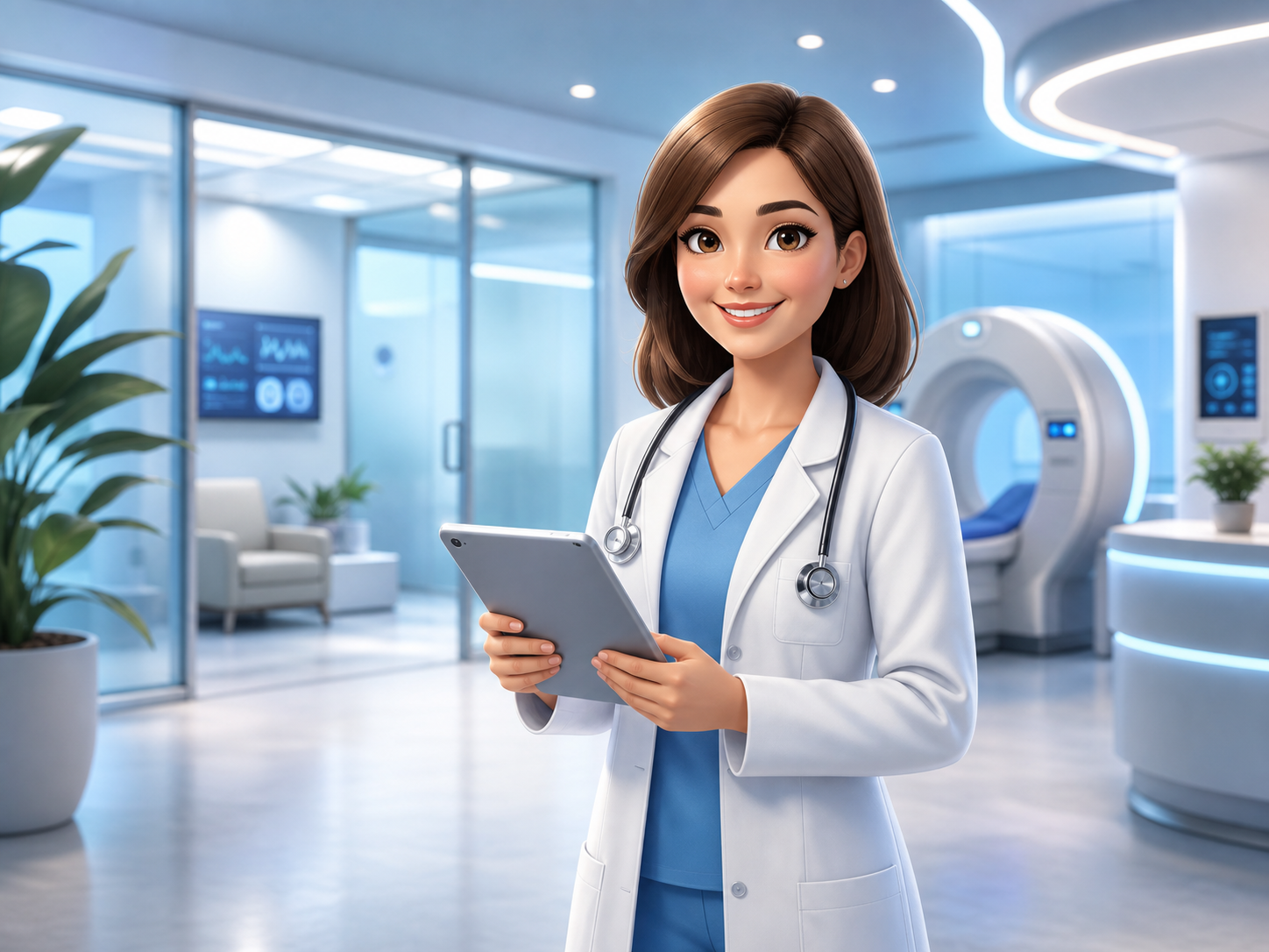 Clinical assistant concept in a diagnostic environment